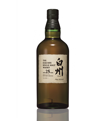 Hakushu 25 Years Single Malt Whisky $42800